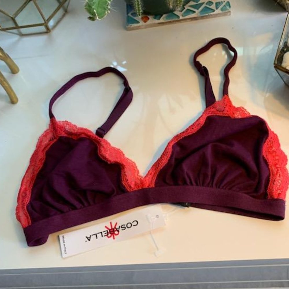 Cosabella Giulietta Soft Bra  Plum/Pink